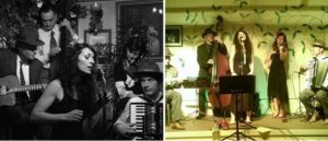 La Belle De Paris Band collage black to colour