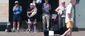 Stamford-Stompers---Busking,-Highstreet
